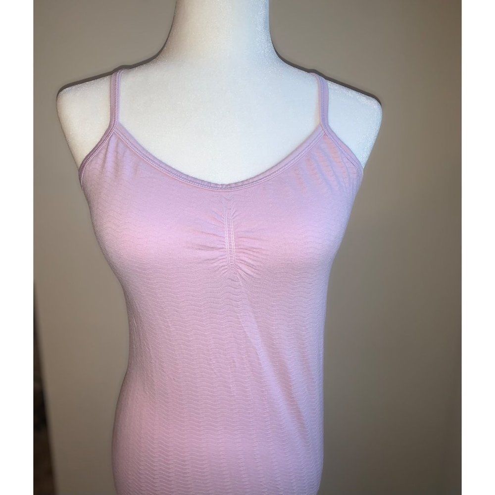 Athleta pink cross back tank